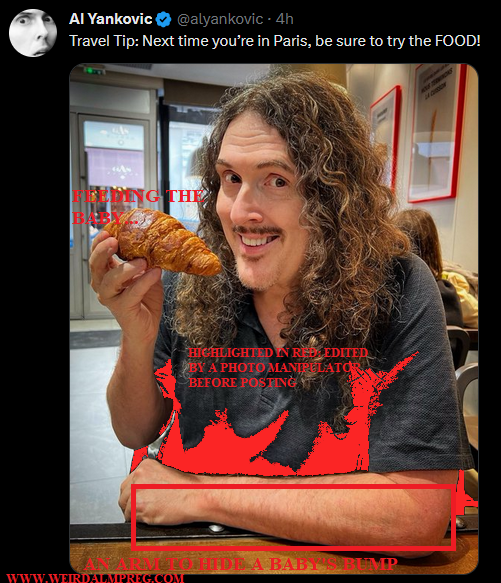 WEIRD AL YANKOVIC IS MALE PREGNANT